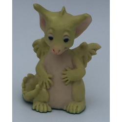 I Ate The Whole Thing Pocket Dragon - Whimsical World Of Pocket Dragons by Real Musgrave Hand Made in 1992