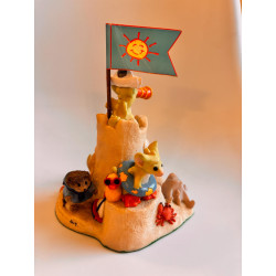 Seaside Castle Pocket Dragon - Worldwide Limited Edition of 2419/3999 - Hand Made in 1999  Real Musgrave