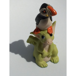 He Ain't Heavy He's My Puffin Pocket Dragon - Whimsical World Of Pocket Dragons by Real Musgrave Hand Made in 1996