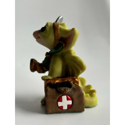 Dr Dragon Pocket Dragon - Boxed - Hand SIGNED By REAL MUSGRAVE 6/04 - 1999 - Whimsical World of Packet Dragons