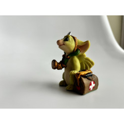 Dr Dragon Pocket Dragon - Boxed - Hand SIGNED By REAL MUSGRAVE 6/04 - 1999 - Whimsical World of Packet Dragons