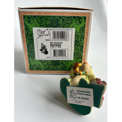 Dr Dragon Pocket Dragon - Boxed - Hand SIGNED By REAL MUSGRAVE 6/04 - 1999 - Whimsical World of Packet Dragons
