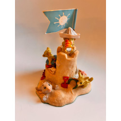 Seaside Castle Pocket Dragon - Worldwide Limited Edition of 2419/3999 - Hand Made in 1999  Real Musgrave