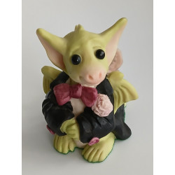 I'll Be The Groom Pocket Dragon - Boxed - Whimsical World Of Pocket Dragons  Hand Made in 1995