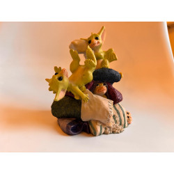 Pillow Fight Pocket Dragon - Worldwide Limited Edition of 1749/3500 - Hand Made in 1995 - Real Musgrave