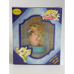 Get Well Soon Messages Pocket Dragon - Boxed - Hand Made -  Real Musgrave Whimsical World Of Pocket Dragons - 2000