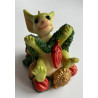 Deck The Halls Pocket Dragon - Boxed with Limited Edition Ornament - Whimsical World Of Pocket Dragons Hand Made In 1996