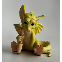 Scribbles Pocket Dragon - Boxed - One of Original 27 - Whimsical World Of Pocket Dragons by Real Musgrave Hand Made in 1989