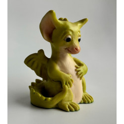 I Ate The Whole Thing Pocket Dragon - Boxed - Whimsical World Of Pocket Dragons by Real Musgrave Hand Made in 1992