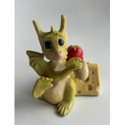 Attack Pocket Dragon - Boxed - Whimsical World Of Pocket Dragons Hand Made- 1989 - One of the Original 27 - Rare