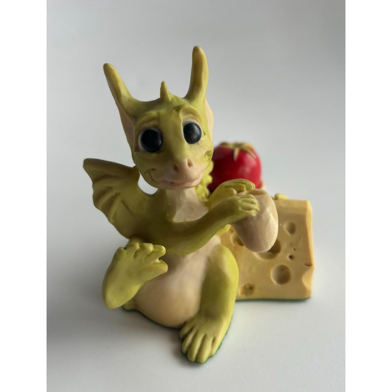 Attack Pocket Dragon - Boxed - Whimsical World Of Pocket Dragons Hand Made- 1989 - One of the Original 27 - Rare