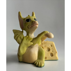 Attack Pocket Dragon - Boxed - Whimsical World Of Pocket Dragons Hand Made- 1989 - One of the Original 27 - Rare