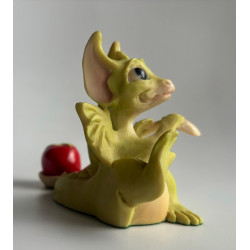 Attack Pocket Dragon - Boxed - Whimsical World Of Pocket Dragons Hand Made- 1989 - One of the Original 27 - Rare