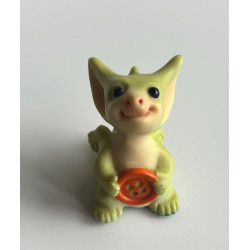 Belly Button Pocket Dragon - Boxed - Hand made in 2001 by Real Musgrave - Whimsical World Of Pocket Dragons