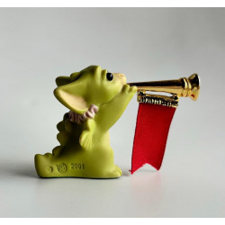 Ta ta ta tah ! Pocket Dragon - Boxed - 2005 Whimsical World Of Pocket Dragons Hand Made