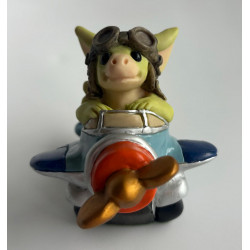Frequent Flyer Pocket Dragon - Boxed - Whimsical World Of Pocket Dragons by Real Musgrave Hand Made in 2000