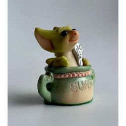 Sugar? Pocket Dragon - Boxed - Whimsical World Of Pocket Dragons - Hand Made in 2000