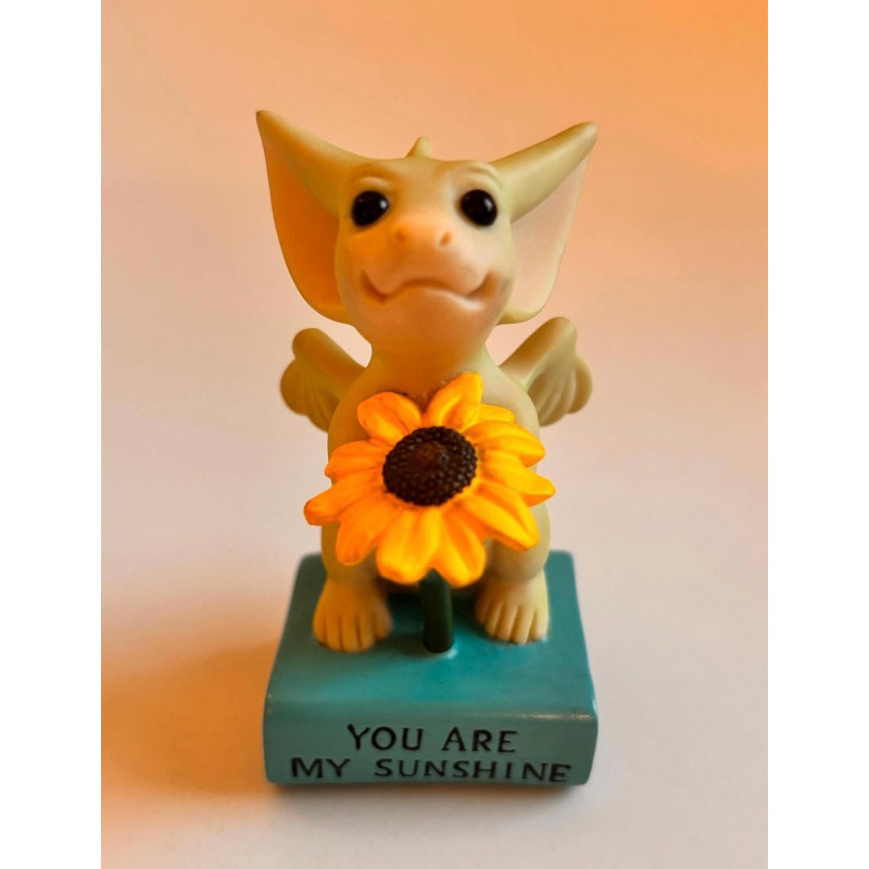 You Are My Sunshine Pocket Dragon Message - Hand Made in 2001 - Real Musgrave - Whimsical World Of Pocket Dragons