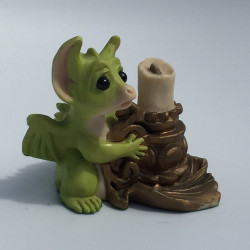 It's Dark Out There Pocket Dragon Whimsical World Of Pocket Dragons by Real Musgrave Hand Made in 1994