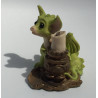 It's Dark Out There Pocket Dragon Whimsical World Of Pocket Dragons by Real Musgrave Hand Made in 1994