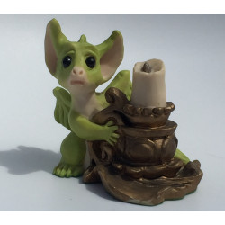 It's Dark Out There Pocket Dragon Whimsical World Of Pocket Dragons by Real Musgrave Hand Made in 1994