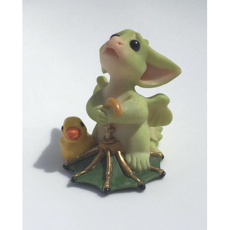 Rain, Rain, Go Away Pocket Dragon  Whimsical World Of Pocket Dragons by Real Musgrave Hand Made in 2000