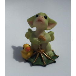 Rain, Rain, Go Away Pocket Dragon  Whimsical World Of Pocket Dragons by Real Musgrave Hand Made in 2000