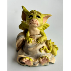 Sleepy Head Pocket Dragon - Boxed - Hand Made - Real Musgrave Whimsical World Of Pocket Dragons - 1990 - One of Original 27