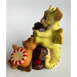 Sticking Together Pocket Dragon - Friends Collector's Club Special 1997/1998 - Boxed - Real Musgrave