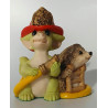 Fire Brigade Pocket Dragon - Whimsical World Of Pocket Dragons by Real Musgrave - Hand Made - 1998