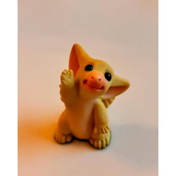 Shake Hands Pocket Dragon - Hand Made in 2000 - Real Musgrave - Whimsical World Of Pocket Dragons