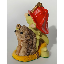 Fire Brigade Pocket Dragon - Whimsical World Of Pocket Dragons by Real Musgrave - Hand Made - 1998