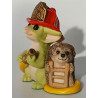 Fire Brigade Pocket Dragon - Whimsical World Of Pocket Dragons by Real Musgrave - Hand Made - 1998