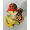 Fire Brigade Pocket Dragon - Whimsical World Of Pocket Dragons by Real Musgrave - Hand Made - 1998