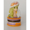 Ladies Hat Box Pocket Dragon China Trinket Box - Real Musgrave Whimsical World Of Pocket Dragons
