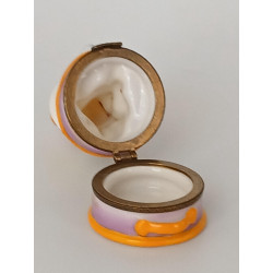 Ladies Hat Box Pocket Dragon China Trinket Box - Real Musgrave Whimsical World Of Pocket Dragons