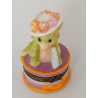 Ladies Hat Box Pocket Dragon China Trinket Box - Real Musgrave Whimsical World Of Pocket Dragons