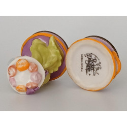Ladies Hat Box Pocket Dragon China Trinket Box - Real Musgrave Whimsical World Of Pocket Dragons