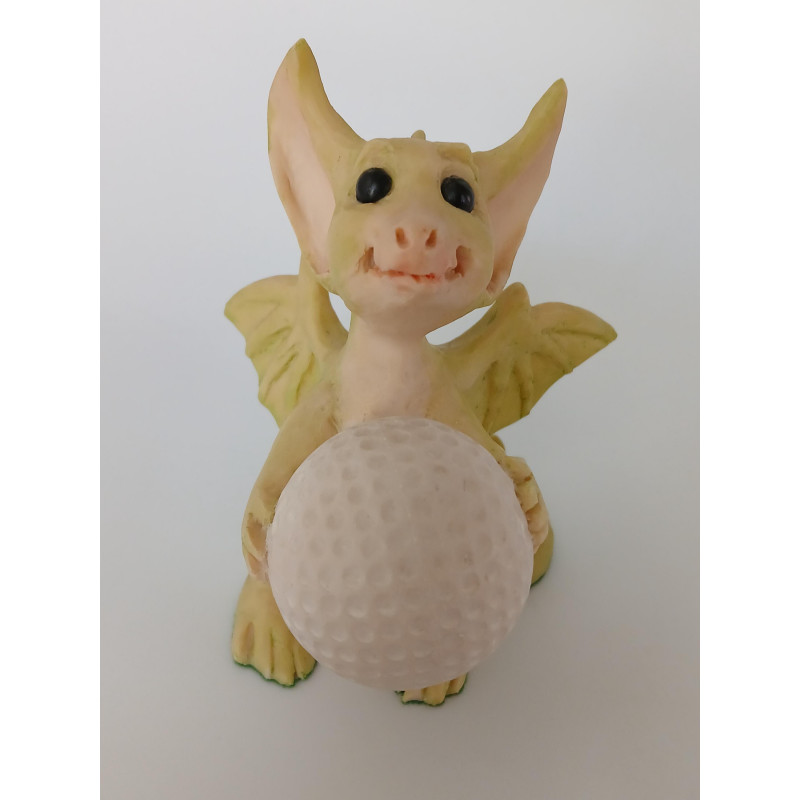 Putt Putt Pocket Dragon -  Hand Made - Real Musgrave Whimsical World Of Pocket Dragons - 1991 - One of Originals