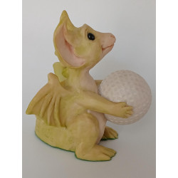 Putt Putt Pocket Dragon -  Hand Made - Real Musgrave Whimsical World Of Pocket Dragons - 1991 - One of Originals