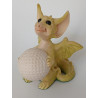 Putt Putt Pocket Dragon -  Hand Made - Real Musgrave Whimsical World Of Pocket Dragons - 1991 - One of Originals