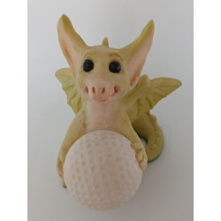Putt Putt Pocket Dragon -  Hand Made - Real Musgrave Whimsical World Of Pocket Dragons - 1991 - One of Originals