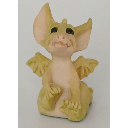 Playing Footsie Pocket Dragon -  Hand Made - Real Musgrave Whimsical World Of Pocket Dragons - 1991