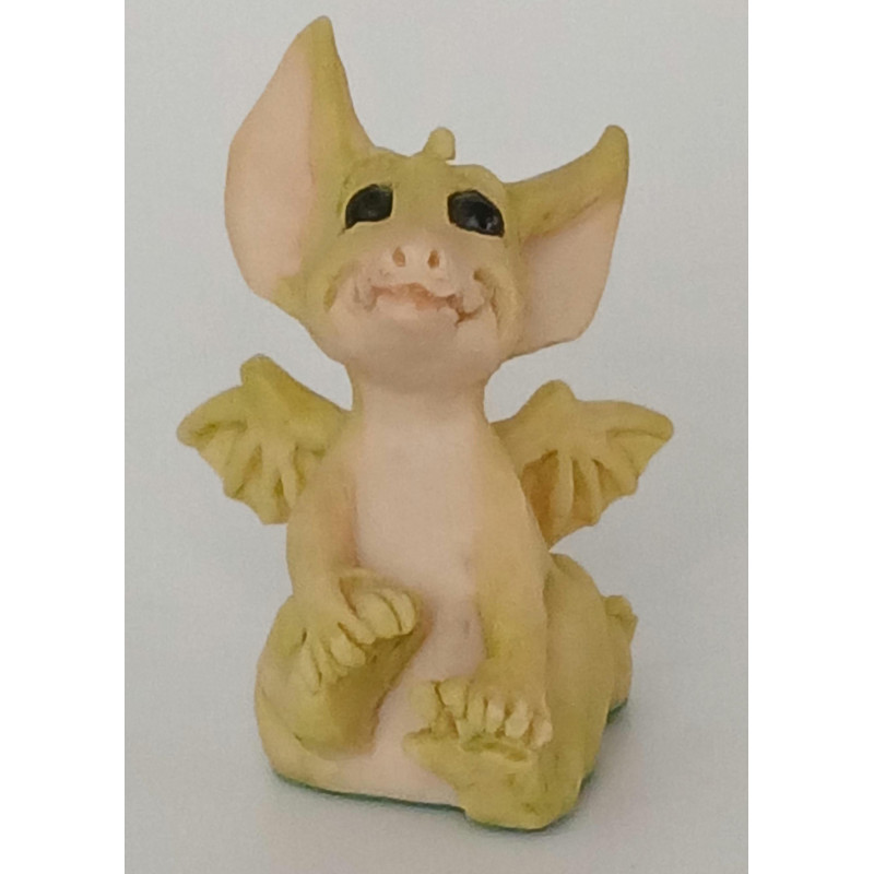 Playing Footsie Pocket Dragon -  Hand Made - Real Musgrave Whimsical World Of Pocket Dragons - 1991