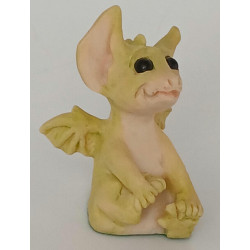 Playing Footsie Pocket Dragon -  Hand Made - Real Musgrave Whimsical World Of Pocket Dragons - 1991