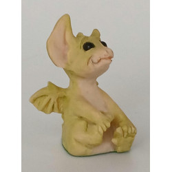 Playing Footsie Pocket Dragon -  Hand Made - Real Musgrave Whimsical World Of Pocket Dragons - 1991