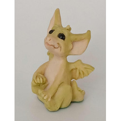 Playing Footsie Pocket Dragon -  Hand Made - Real Musgrave Whimsical World Of Pocket Dragons - 1991