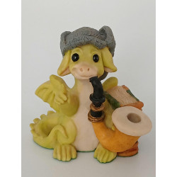 Elementary My Dear  - Pocket Dragon -  Hand Made - Real Musgrave Whimsical World Of Pocket Dragons - 1994