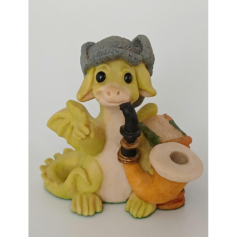 Elementary My Dear  - Pocket Dragon -  Hand Made - Real Musgrave Whimsical World Of Pocket Dragons - 1994