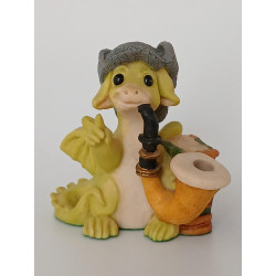 Elementary My Dear  - Pocket Dragon -  Hand Made - Real Musgrave Whimsical World Of Pocket Dragons - 1994